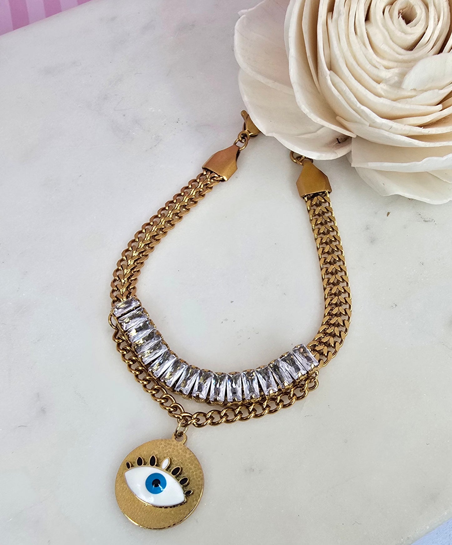 Blue guardian bracelet